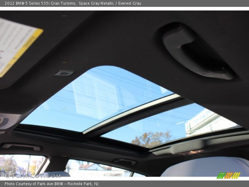 Space Gray Metallic / Everest Gray 2012 BMW 5 Series 535i Gran Turismo