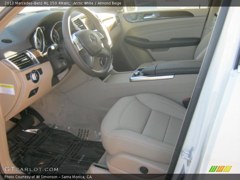 Arctic White / Almond Beige 2013 Mercedes-Benz ML 350 4Matic
