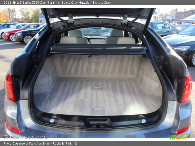 Space Gray Metallic / Everest Gray 2012 BMW 5 Series 535i Gran Turismo
