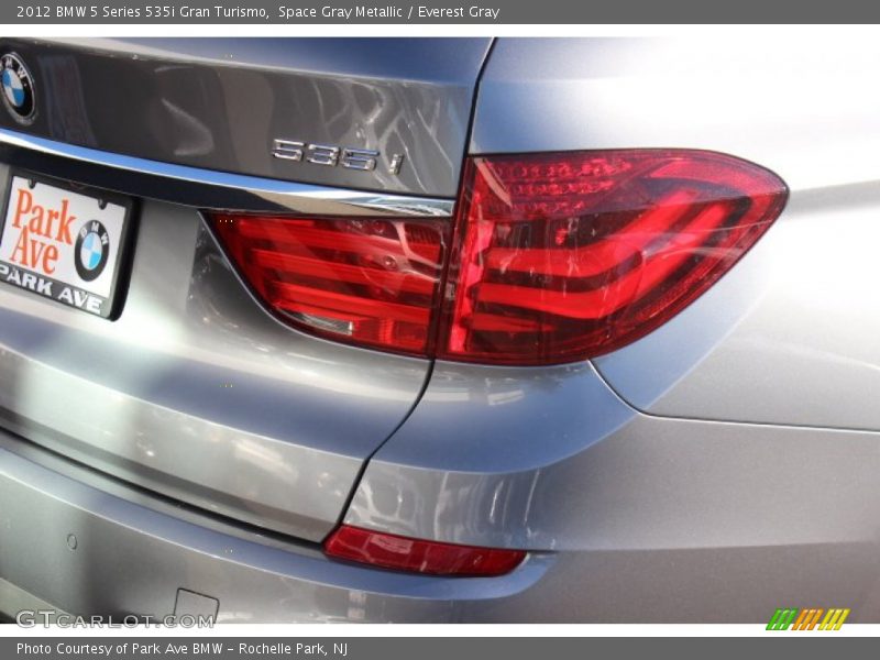 Space Gray Metallic / Everest Gray 2012 BMW 5 Series 535i Gran Turismo