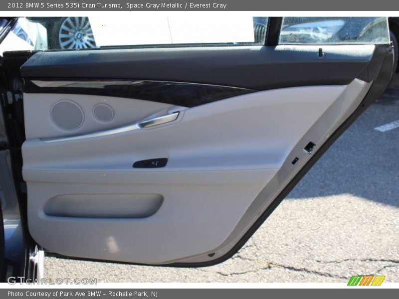 Space Gray Metallic / Everest Gray 2012 BMW 5 Series 535i Gran Turismo