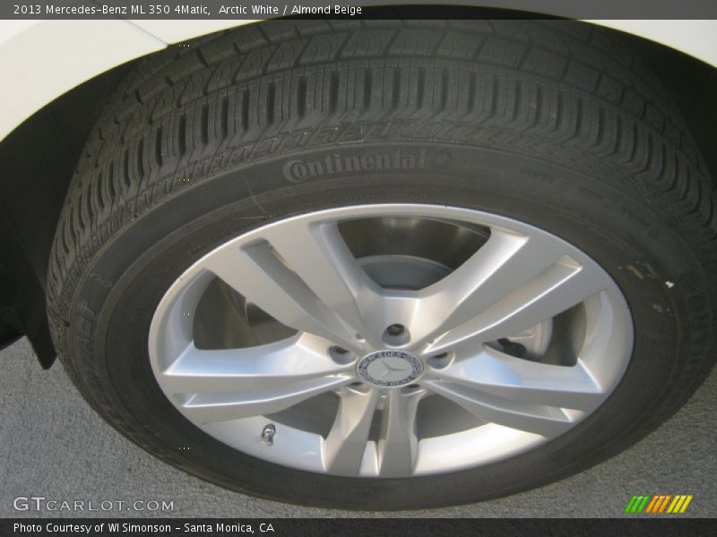 Arctic White / Almond Beige 2013 Mercedes-Benz ML 350 4Matic