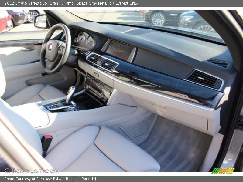 Space Gray Metallic / Everest Gray 2012 BMW 5 Series 535i Gran Turismo