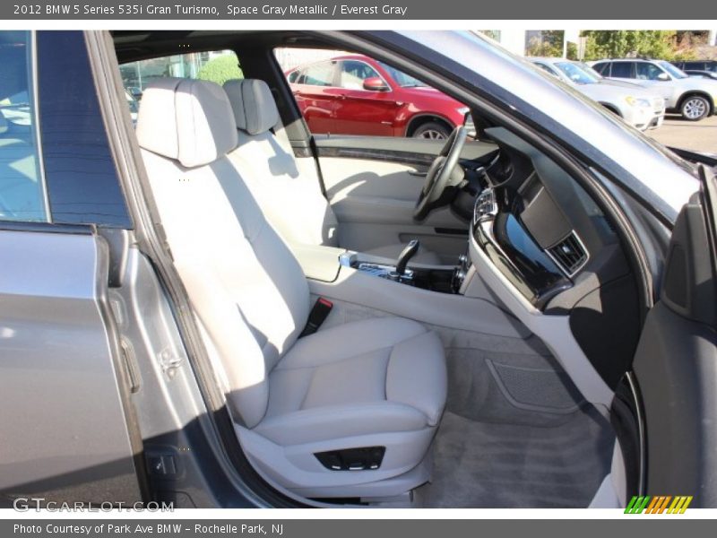 Space Gray Metallic / Everest Gray 2012 BMW 5 Series 535i Gran Turismo