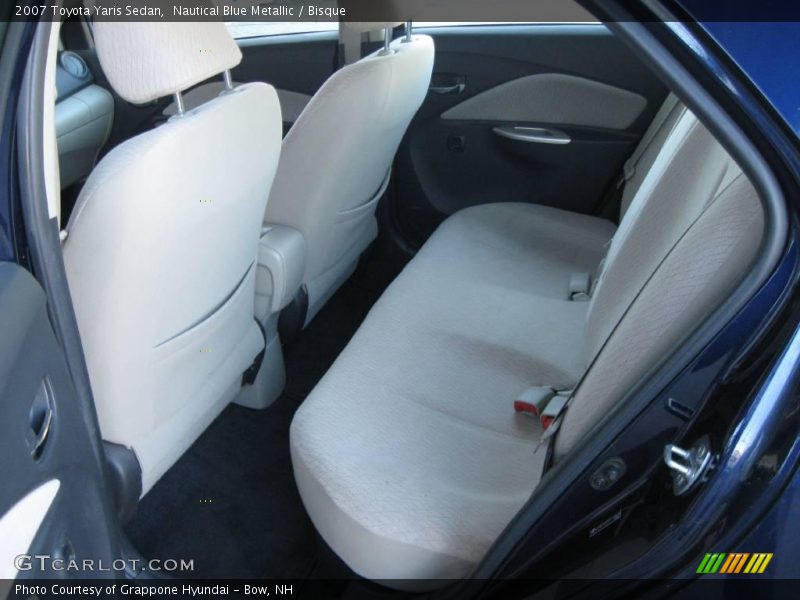 Nautical Blue Metallic / Bisque 2007 Toyota Yaris Sedan