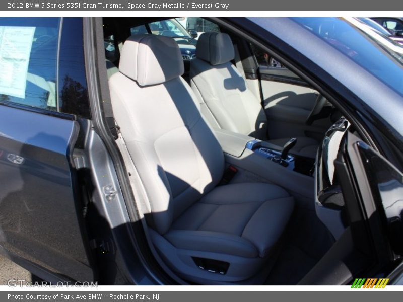 Space Gray Metallic / Everest Gray 2012 BMW 5 Series 535i Gran Turismo