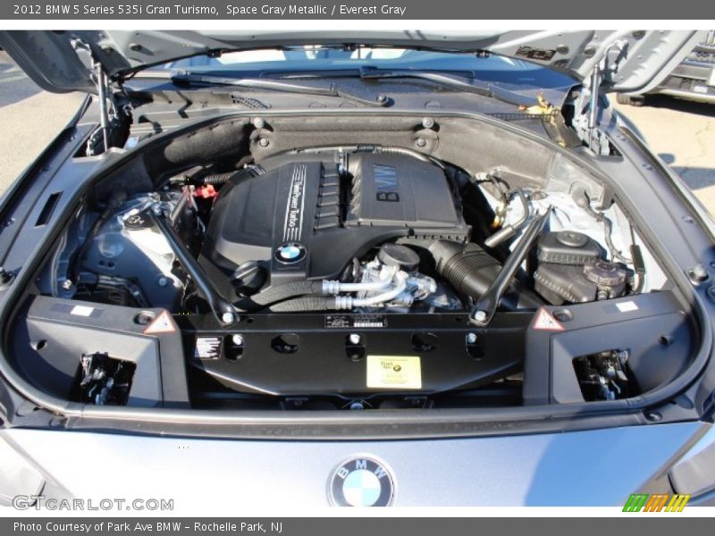 Space Gray Metallic / Everest Gray 2012 BMW 5 Series 535i Gran Turismo