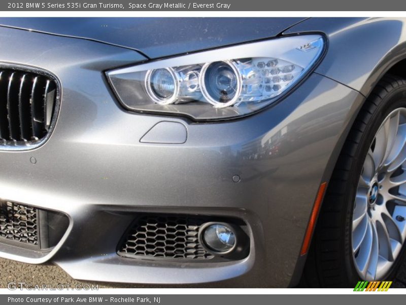 Space Gray Metallic / Everest Gray 2012 BMW 5 Series 535i Gran Turismo