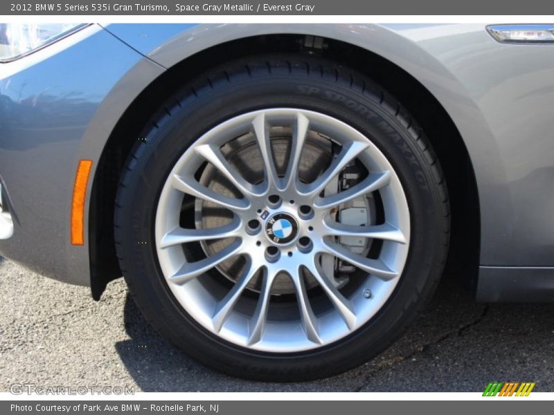 Space Gray Metallic / Everest Gray 2012 BMW 5 Series 535i Gran Turismo