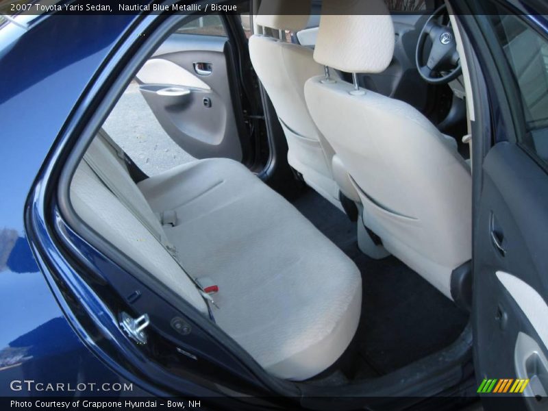 Nautical Blue Metallic / Bisque 2007 Toyota Yaris Sedan