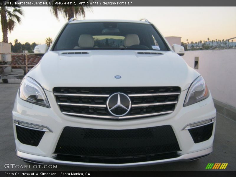 Arctic White / designo Porcelain 2013 Mercedes-Benz ML 63 AMG 4Matic