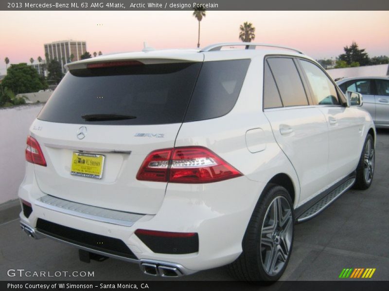 Arctic White / designo Porcelain 2013 Mercedes-Benz ML 63 AMG 4Matic