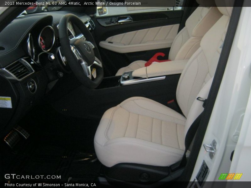  2013 ML 63 AMG 4Matic designo Porcelain Interior