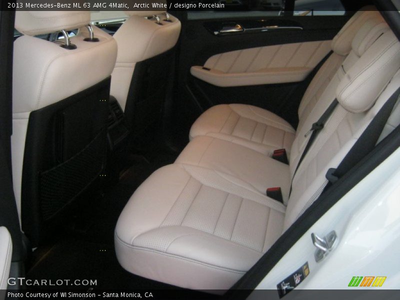 Rear Seat of 2013 ML 63 AMG 4Matic