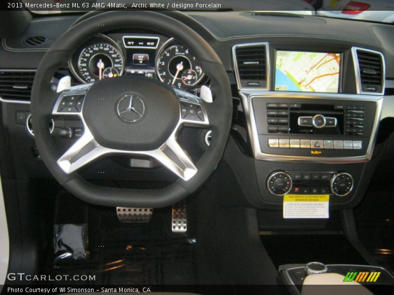 Arctic White / designo Porcelain 2013 Mercedes-Benz ML 63 AMG 4Matic