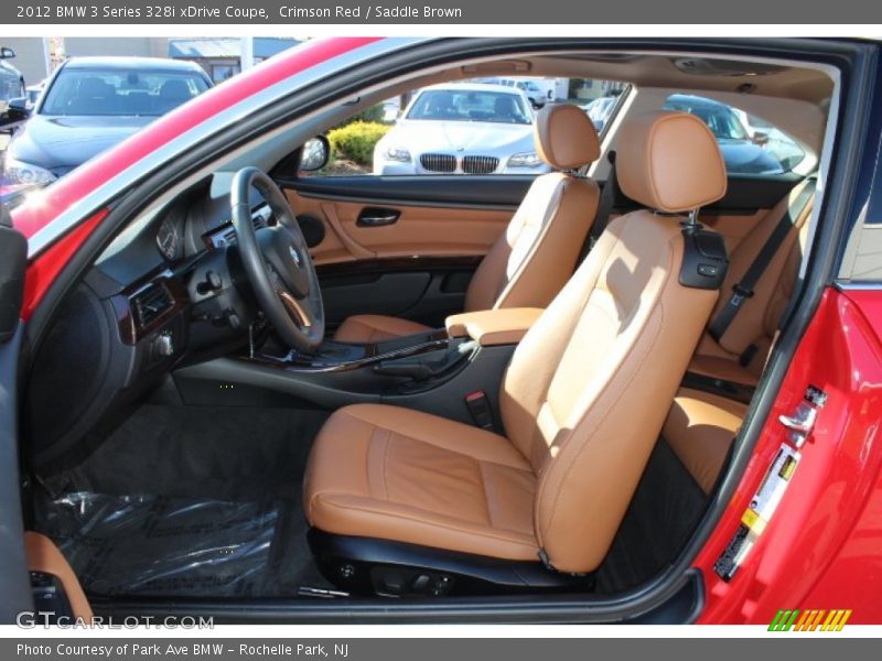 Crimson Red / Saddle Brown 2012 BMW 3 Series 328i xDrive Coupe