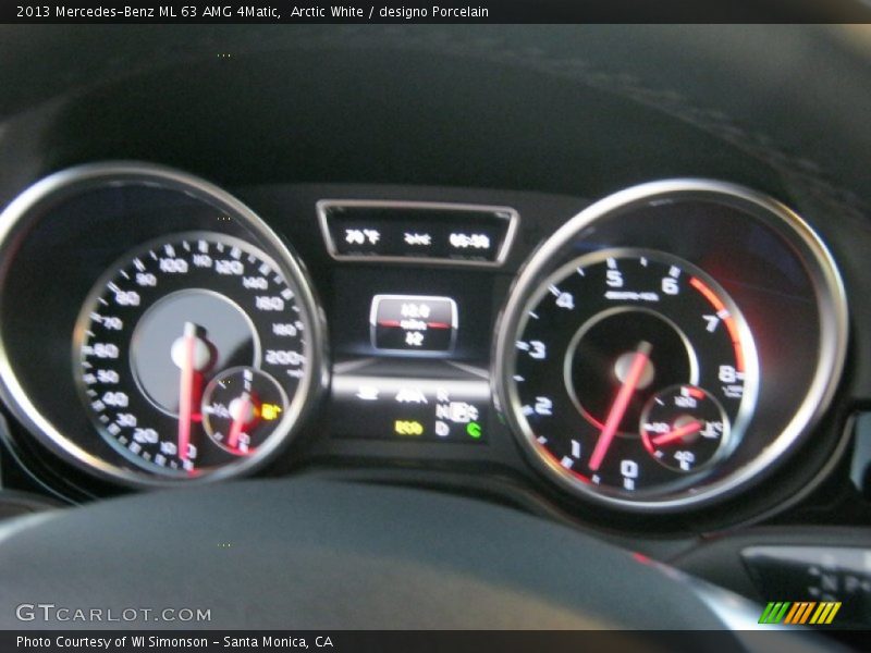Arctic White / designo Porcelain 2013 Mercedes-Benz ML 63 AMG 4Matic