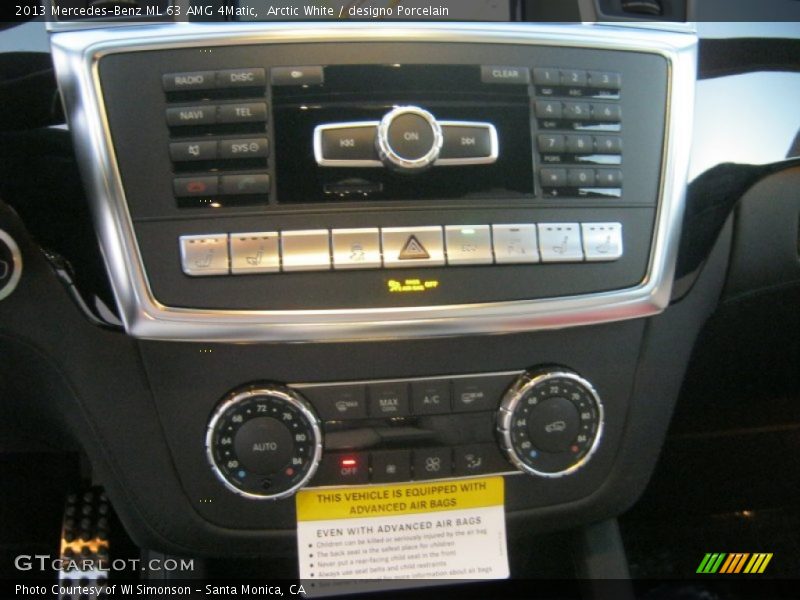Controls of 2013 ML 63 AMG 4Matic