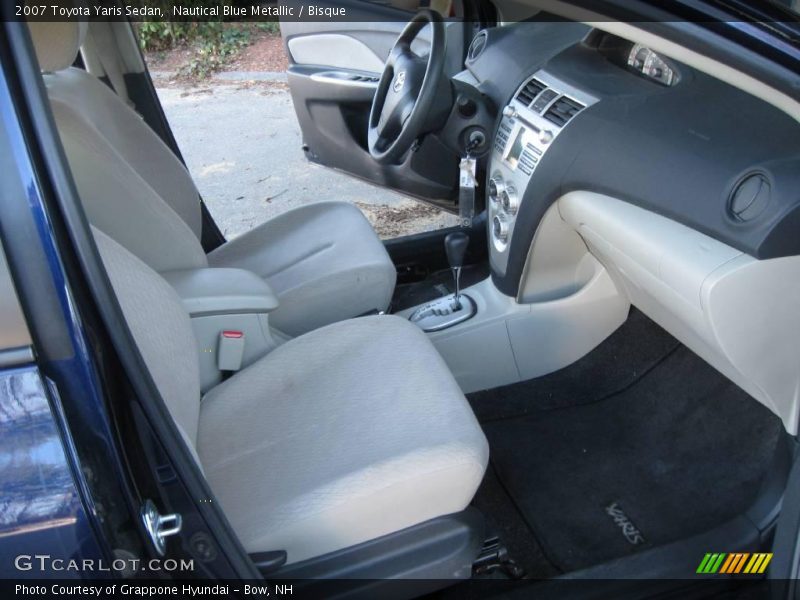 Nautical Blue Metallic / Bisque 2007 Toyota Yaris Sedan