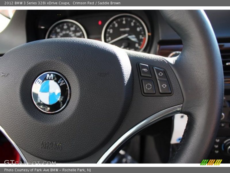 Crimson Red / Saddle Brown 2012 BMW 3 Series 328i xDrive Coupe