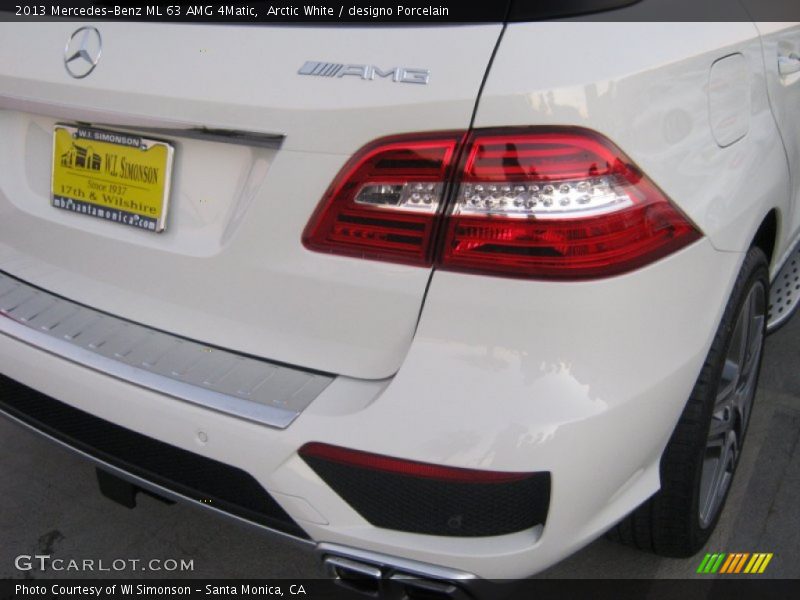 Arctic White / designo Porcelain 2013 Mercedes-Benz ML 63 AMG 4Matic