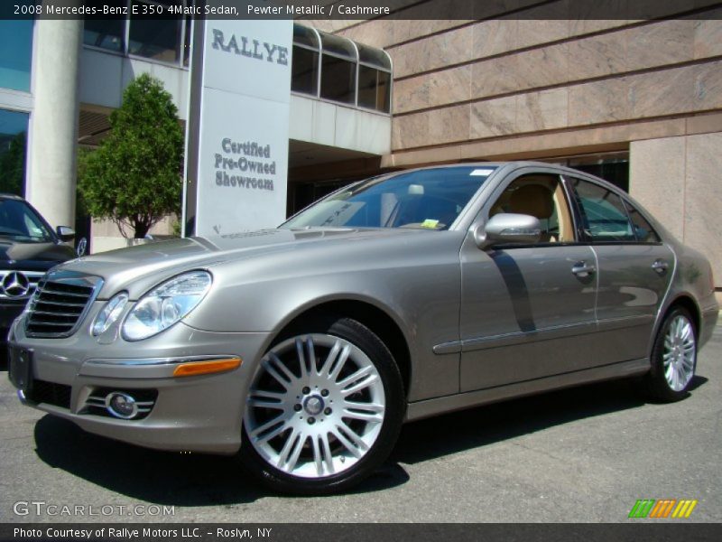 Pewter Metallic / Cashmere 2008 Mercedes-Benz E 350 4Matic Sedan