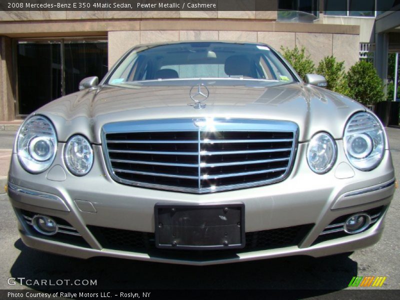 Pewter Metallic / Cashmere 2008 Mercedes-Benz E 350 4Matic Sedan