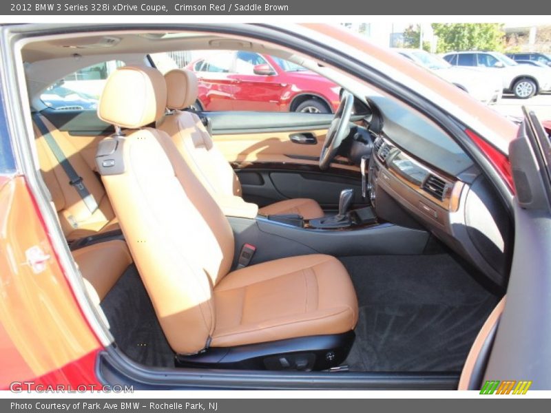 Crimson Red / Saddle Brown 2012 BMW 3 Series 328i xDrive Coupe