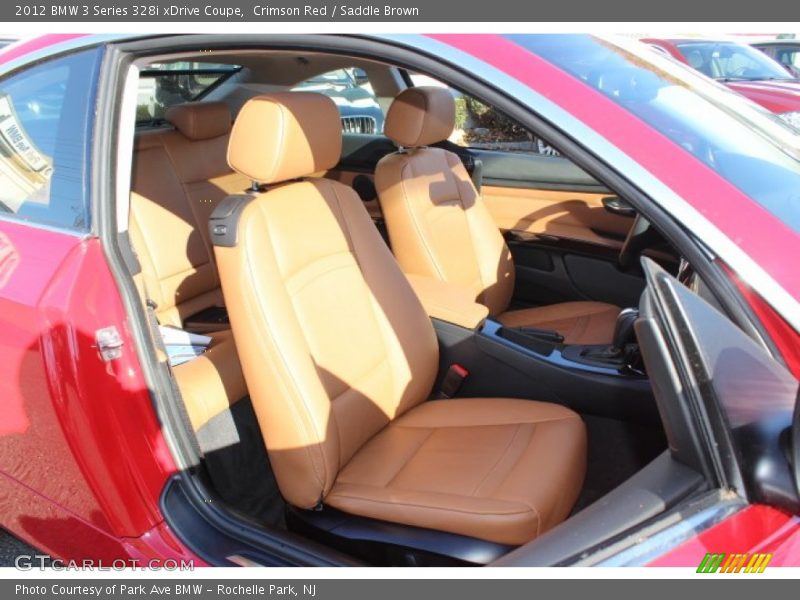 Crimson Red / Saddle Brown 2012 BMW 3 Series 328i xDrive Coupe