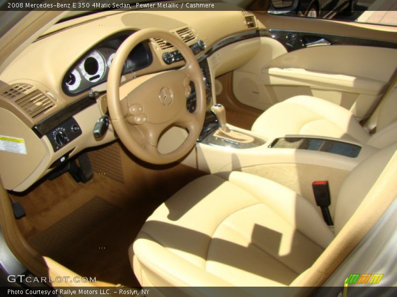 Pewter Metallic / Cashmere 2008 Mercedes-Benz E 350 4Matic Sedan