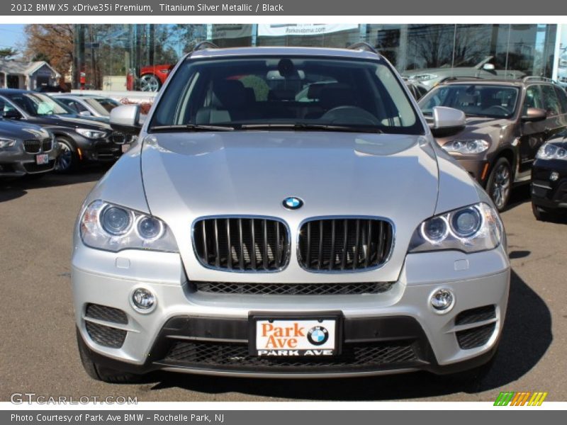 Titanium Silver Metallic / Black 2012 BMW X5 xDrive35i Premium