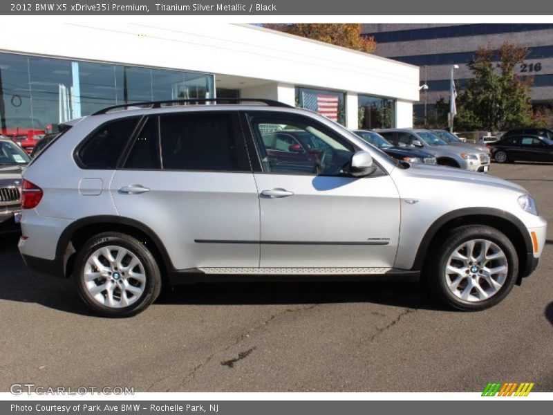 Titanium Silver Metallic / Black 2012 BMW X5 xDrive35i Premium