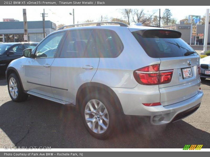 Titanium Silver Metallic / Black 2012 BMW X5 xDrive35i Premium