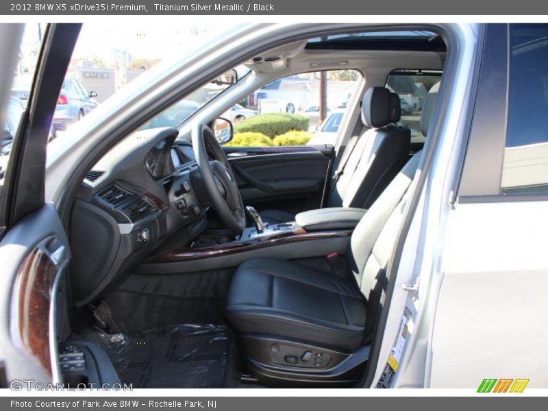 Titanium Silver Metallic / Black 2012 BMW X5 xDrive35i Premium