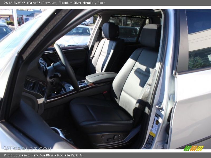 Titanium Silver Metallic / Black 2012 BMW X5 xDrive35i Premium