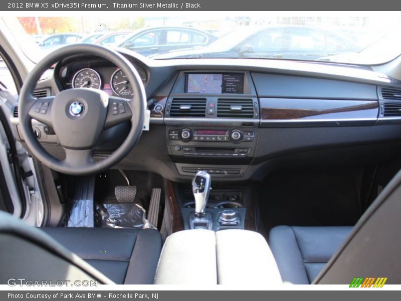 Titanium Silver Metallic / Black 2012 BMW X5 xDrive35i Premium