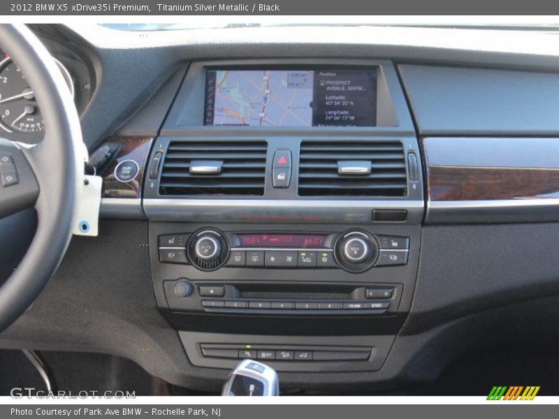 Titanium Silver Metallic / Black 2012 BMW X5 xDrive35i Premium