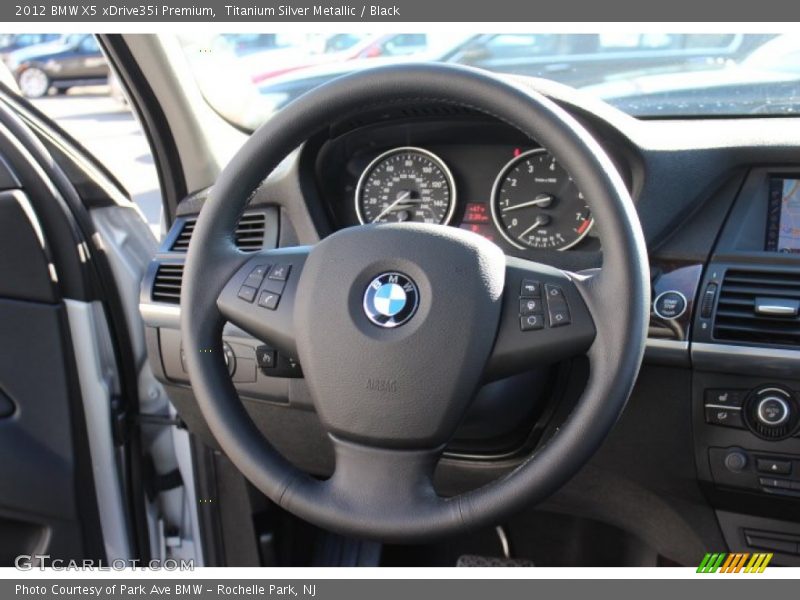 Titanium Silver Metallic / Black 2012 BMW X5 xDrive35i Premium