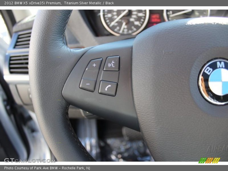 Titanium Silver Metallic / Black 2012 BMW X5 xDrive35i Premium