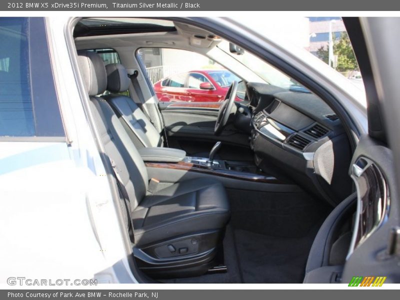 Titanium Silver Metallic / Black 2012 BMW X5 xDrive35i Premium