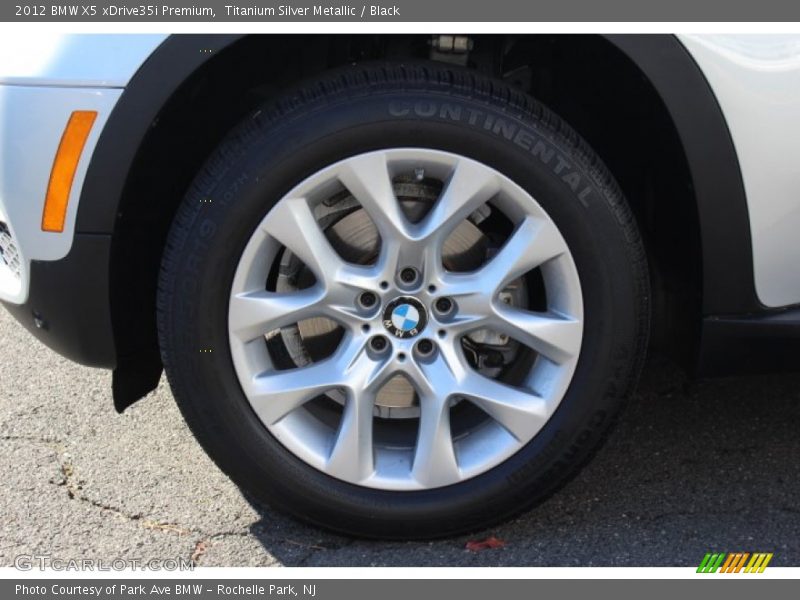 Titanium Silver Metallic / Black 2012 BMW X5 xDrive35i Premium