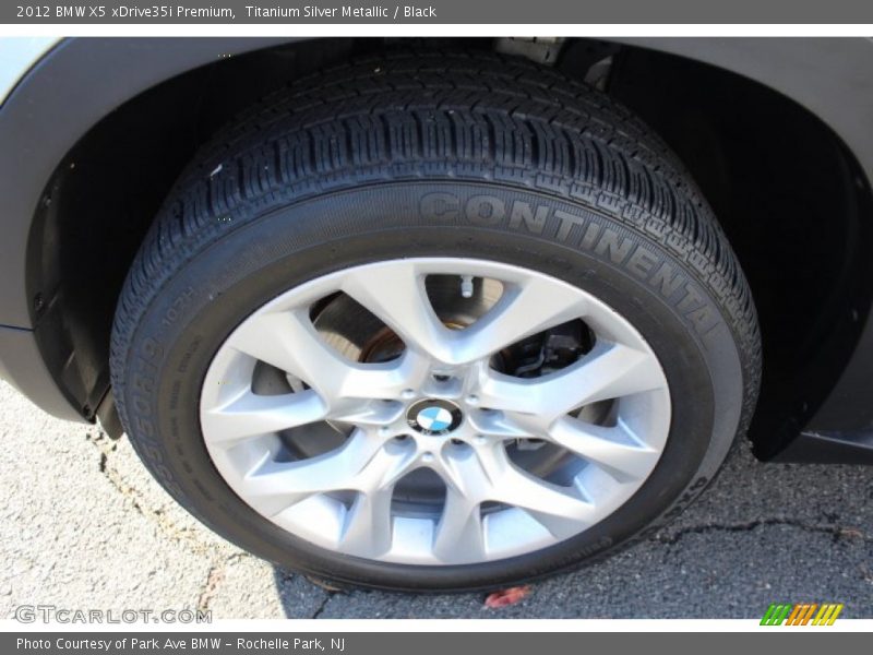 Titanium Silver Metallic / Black 2012 BMW X5 xDrive35i Premium