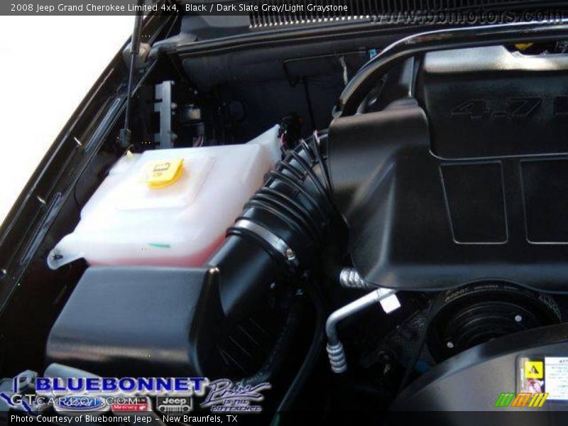 Black / Dark Slate Gray/Light Graystone 2008 Jeep Grand Cherokee Limited 4x4
