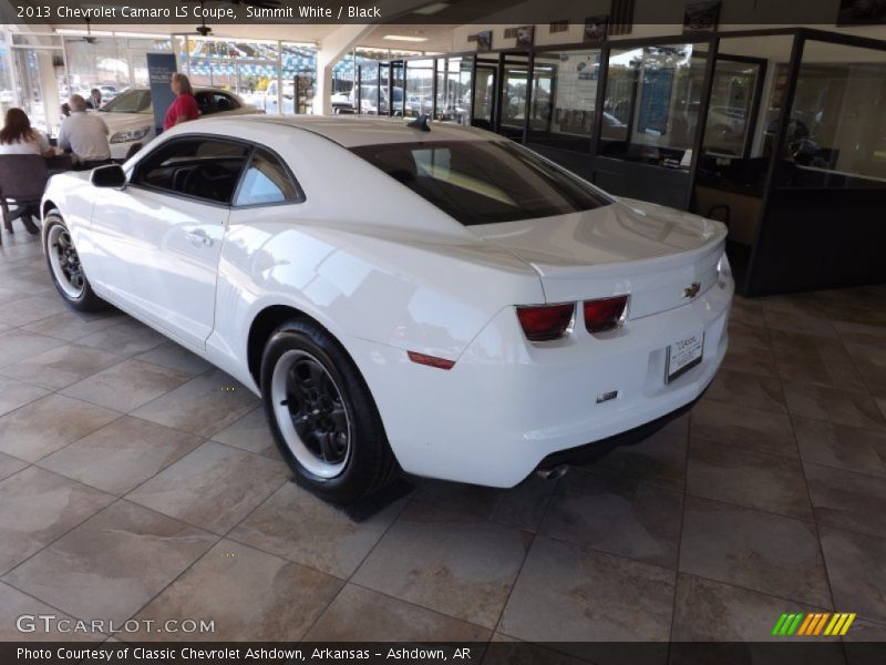 Summit White / Black 2013 Chevrolet Camaro LS Coupe