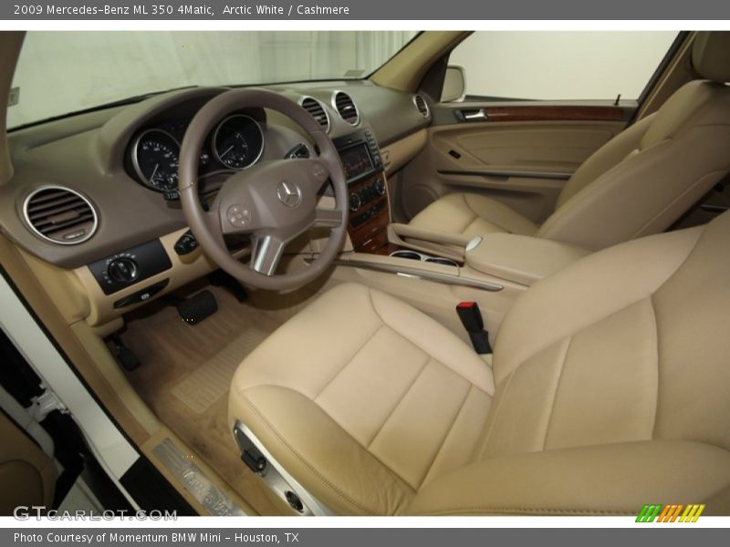 Arctic White / Cashmere 2009 Mercedes-Benz ML 350 4Matic