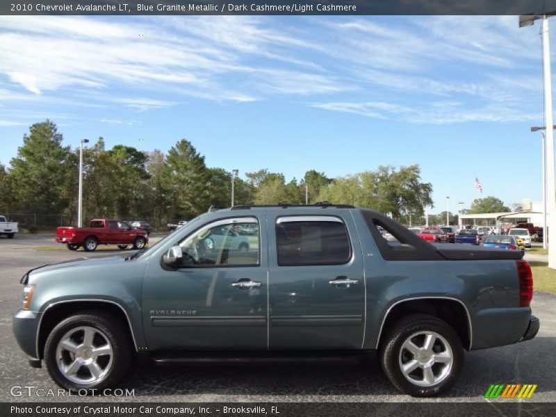 Blue Granite Metallic / Dark Cashmere/Light Cashmere 2010 Chevrolet Avalanche LT