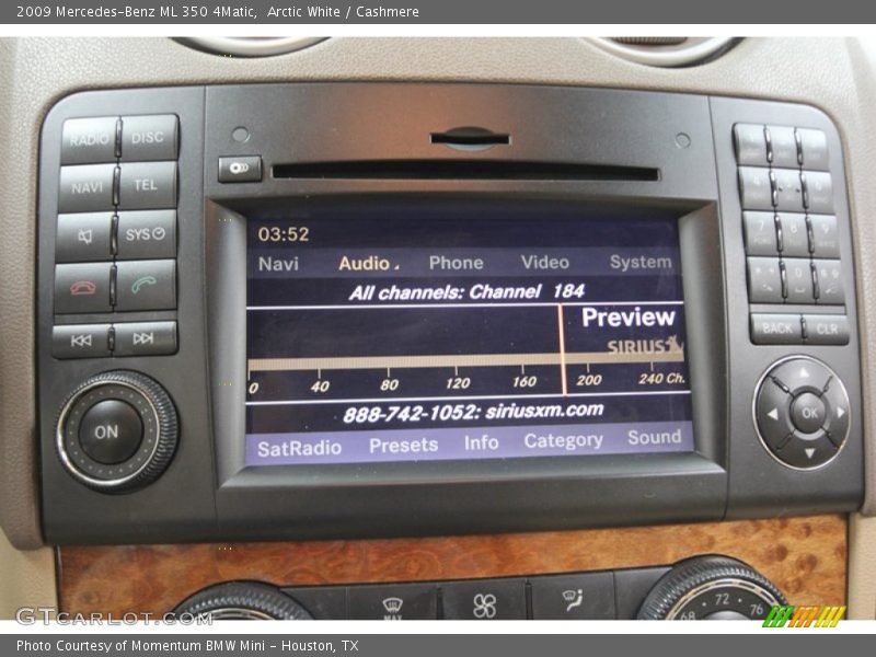 Arctic White / Cashmere 2009 Mercedes-Benz ML 350 4Matic