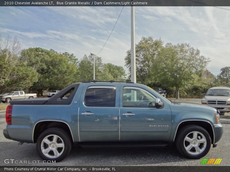Blue Granite Metallic / Dark Cashmere/Light Cashmere 2010 Chevrolet Avalanche LT