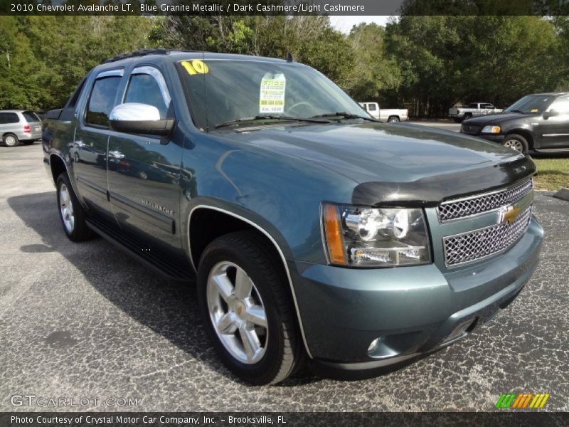 Blue Granite Metallic / Dark Cashmere/Light Cashmere 2010 Chevrolet Avalanche LT