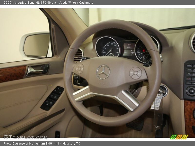Arctic White / Cashmere 2009 Mercedes-Benz ML 350 4Matic